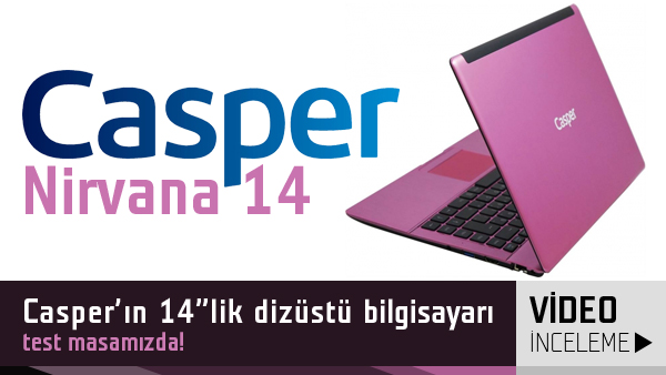 casper nirvana 14 dizustu bilgisayar