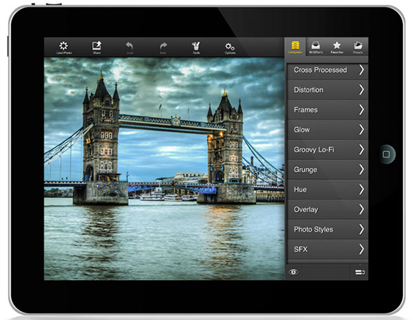 FX Photo Studio HD, Apple Store üzerinde iPad için ücretsiz olarak sunulmaya başlandı