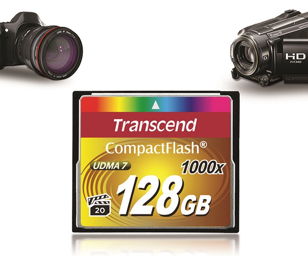 Transcend, profesyonellere yönelik 1000x CompactFlash kartını duyurdu