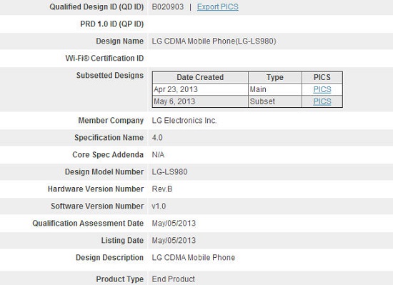 Bluetooth sertifikasında LG Optimus G2 modeli ortaya çıkmış olabilir