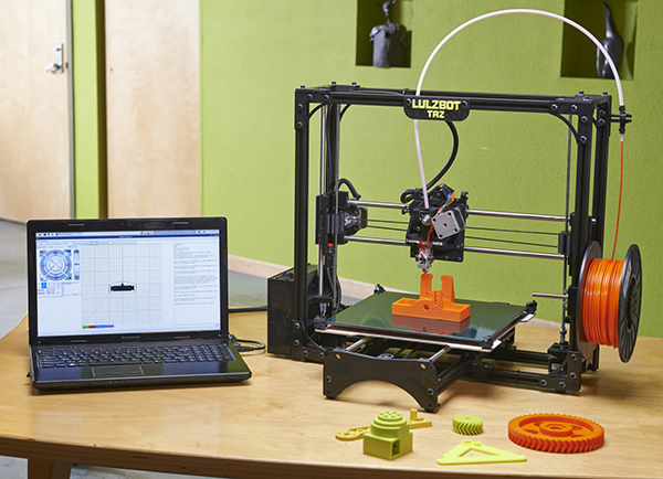 LulzBot TAZ 3D yazıcı modeli, kendi sınıfında en büyük baskı boyutunu sunuyor