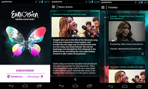 Eurovision şarkı yarışmasının mobil uygulaması yayınlandı