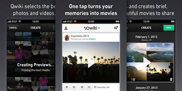 Qwiki ile iPhone'da otomatik olarak videolar oluşturun