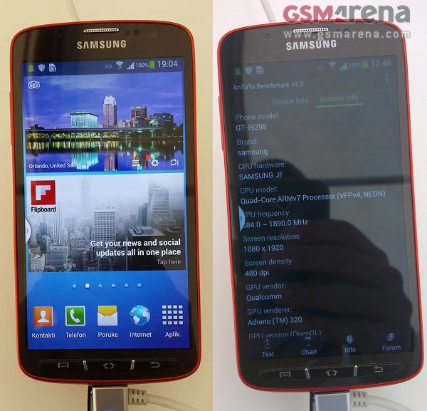 Samsung Galaxy S4 Active görüntülendi