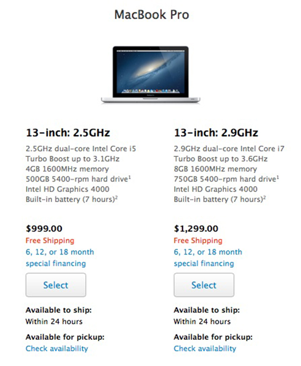 Apple, 13-inç MacBook Pro modellerinde fiyat indirimine gitti