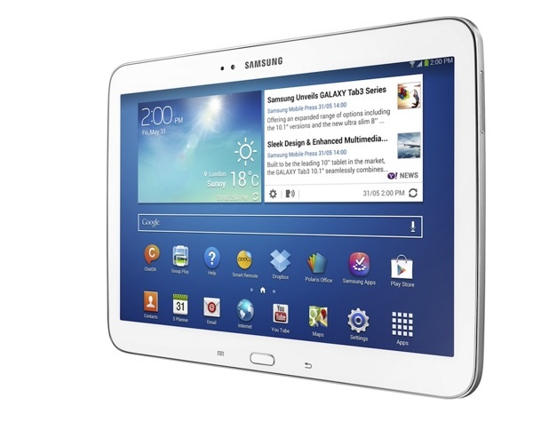 Samsung, Galaxy Tab 3 10.1 modeline resmiyet kazandırdı