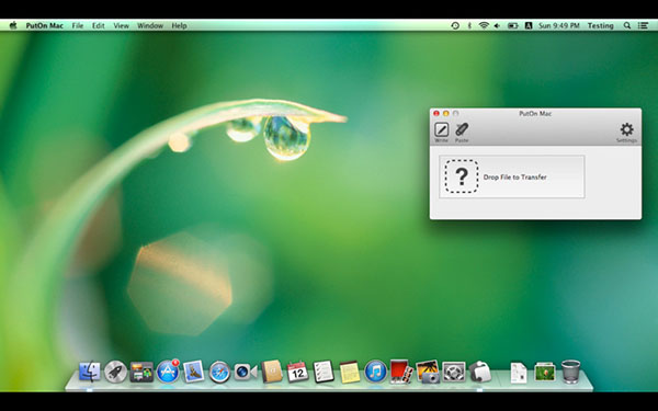 iPhone ile Mac bilgisayarlar arasında dosya paylaşım uygulaması: PutOn