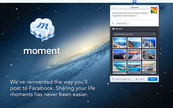 Mac bilgisayarlar için Facebook yönetim uygulaması: Moment