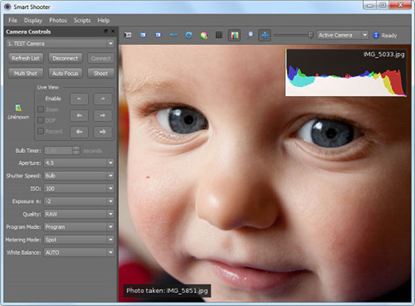 Fotoğraf kontrol programı Smart Shooter, 2.0 sürümüne güncellendi