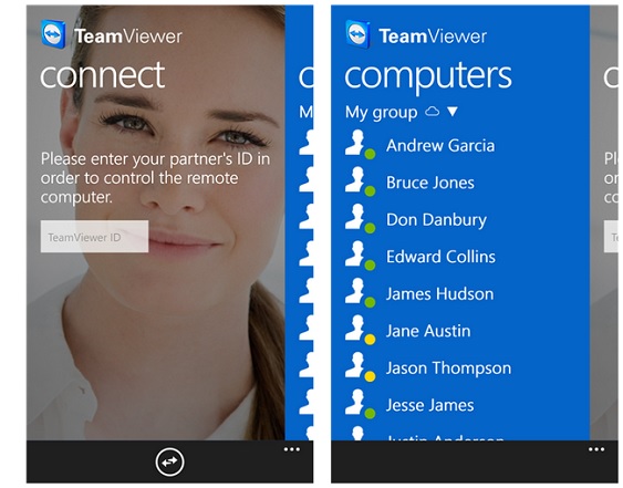 TeamViewer, Windows Phone 8 için yayınlandı
