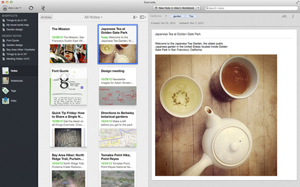 Evernote, Mac işletim sistemi için 5.1.4 sürümüne güncellendi
