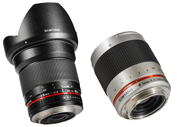 Samyang, 16mm f/2.0 ED AS UMC CS ve 300mm f/6.3 aynalı lens modellerini resmi olarak duyurdu