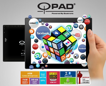 Tablet PC Marketinin Genç Markası QPAD, 8000 ve 9700 Modelleri ile Başarısını Sürdürüyor…