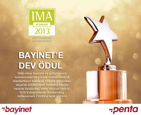 Interactive Media Awards’ tan Bayinet’ e Ödül
