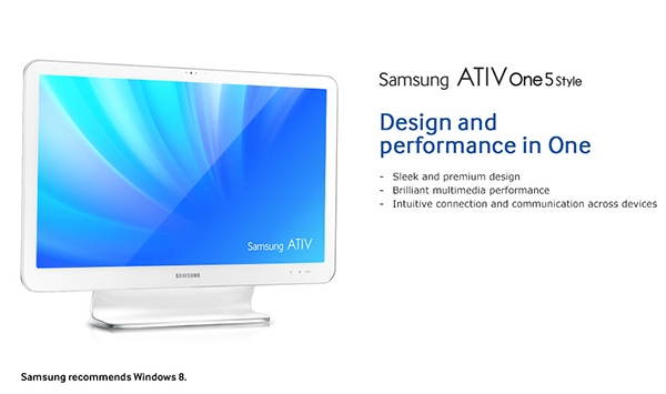 Samsung, ATIV One 5 Style isimli hepsi bir arada bilgisayar modelini duyurdu