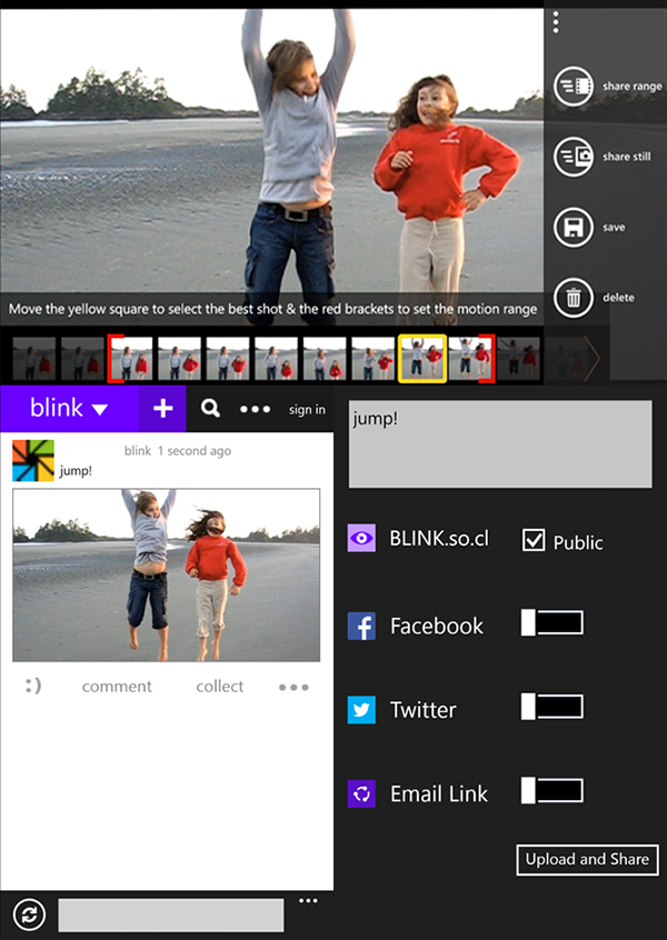 Windows Phone 8 için BLINK uygulaması 2.0 sürümüne güncellendi