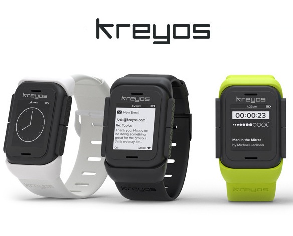Windows Phone ile uyumlu yeni bir akıllı saat projesi : Kreyos