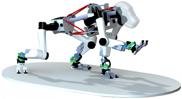 Alman araştırmacılardan maymun tarzında yürüyen robot: iStruct Demonstrator