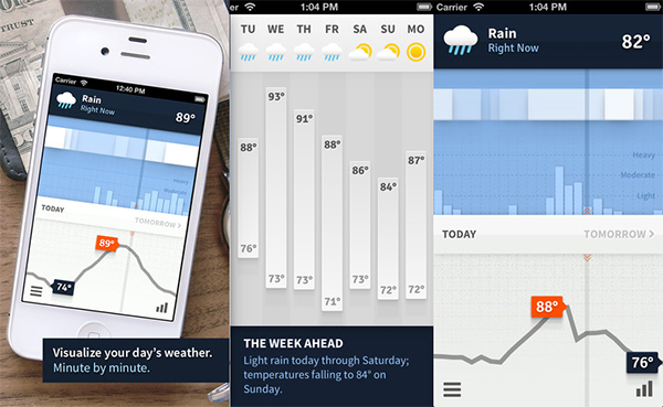 iOS için evrensel yeni hava durumu uygulaması: Weathertron