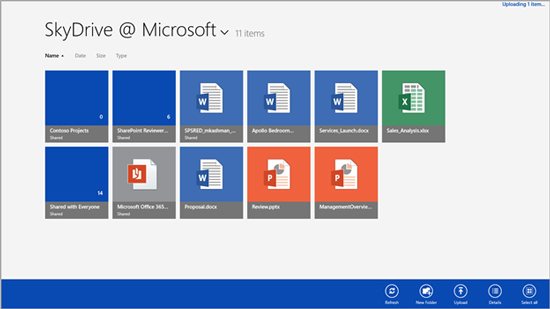 Microsoft BUILD: SkyDrive Pro uygulaması Windows 8 ve IOS için çıktı