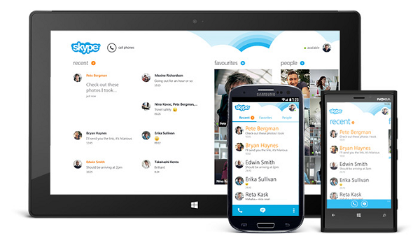 Skype'ın Android versiyonu yeni bir arayüzle güncellendi 