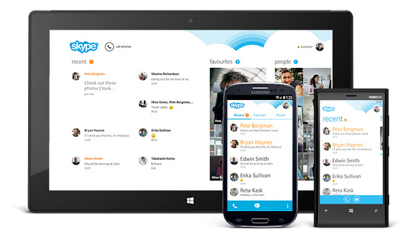 Skype'ın Android versiyonu yeni bir arayüzle güncellendi