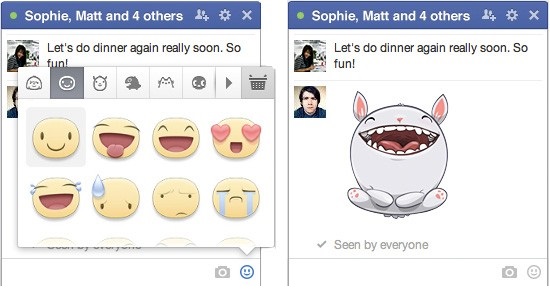 Facebook, web uygulamasına da Sticker özelliğini getirdi
