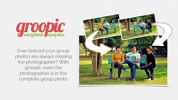 Grup fotoğraf çekme uygulaması: groopic