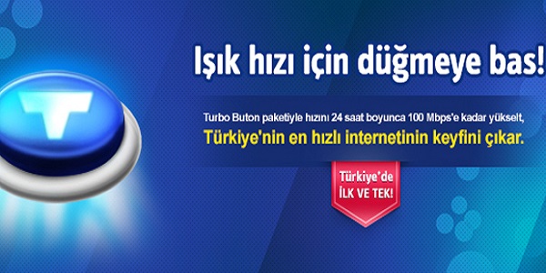 Turkcell Superonline, Turbo Buton fiyatını yarıya indirdi