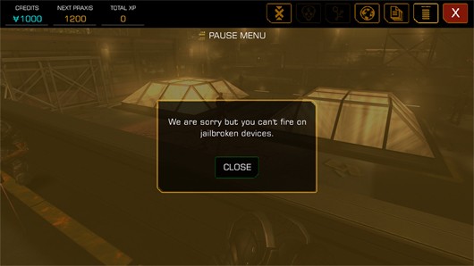 Deus Ex: The Fall, jailbreak yapılmış cihazları tespit edebiliyor