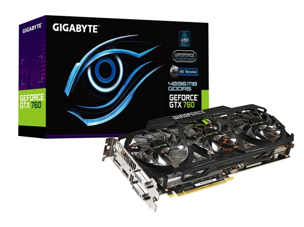 Gigabyte 4GB bellekli GeForce GTX 760 modelini duyurdu