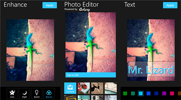 Aviary tarafından geliştirilen Photo Editor, Windows Phone 8 için yayınlandı