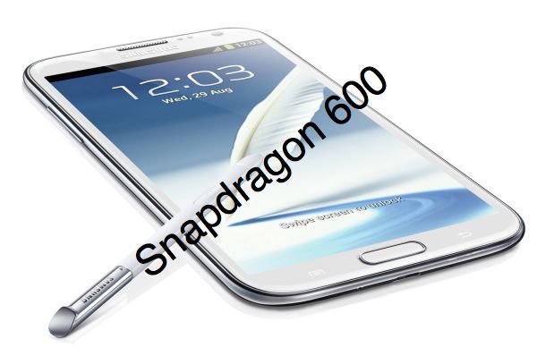 Snapdragon 600'lü Galaxy Note 2 resmen duyuruldu
