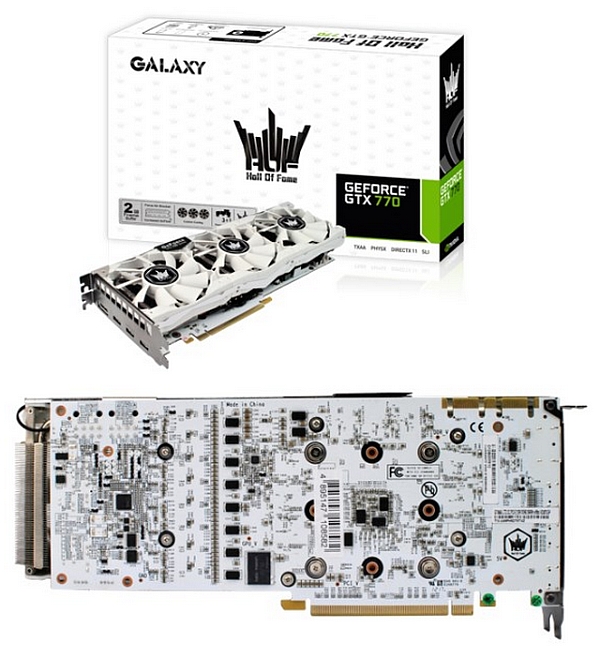 Galaxy, GeForce GTX 770 HOF ekran kartı modelini tanıttı