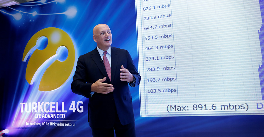 Turkcell 4G LTE-A ile Türkiye hız rekoru kırdı!