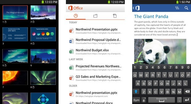Office Mobile, Android akıllı telefonlar için de yayınlandı