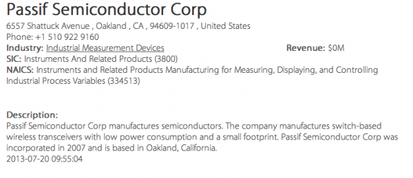 Apple, düşük güç tüketimli yonga üreticisi Passif'i satın aldı