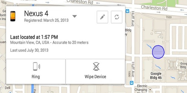Google kayıp telefonlar için Android Device Manager hizmetini başlatıyor