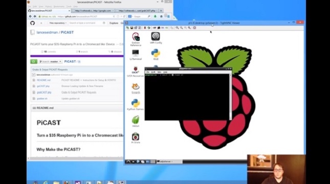 Raspberry Pi ile açık kaynak Chromecast projesi PiCast