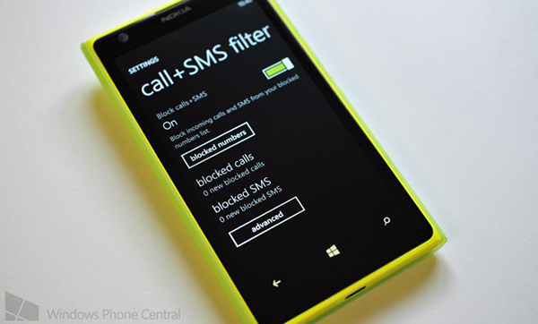 Nokia'dan Windows Phone 8 cihazlarına çağrı ve mesaj engelleme desteği
