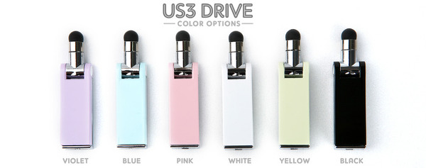 US3 Drive projesi ile kapasitif kalem, USB bellek ve stand bir arada