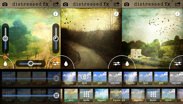Fotoğraf filtre uygulaması Distressed FX, yeni özelliklerle güncellendi