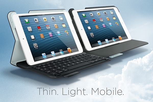 Logitech'den iPad Mini kullanıcılarına özel iki yeni kılıf: Ultrathin Keyboard Folio ve Folio Protective Case