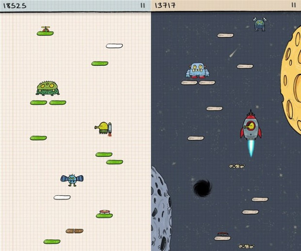 Doodle Jump, Windows Phone 8 için indirmeye sunuldu