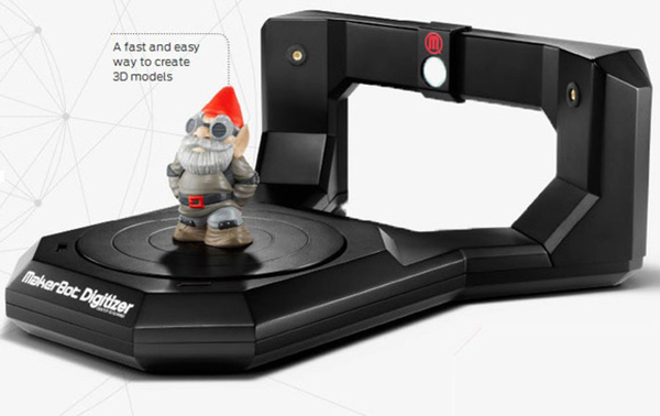 MakerBot, Digitizer Desktop 3D Scanner isimli üç boyutlu tarayıcı modelini duyurdu