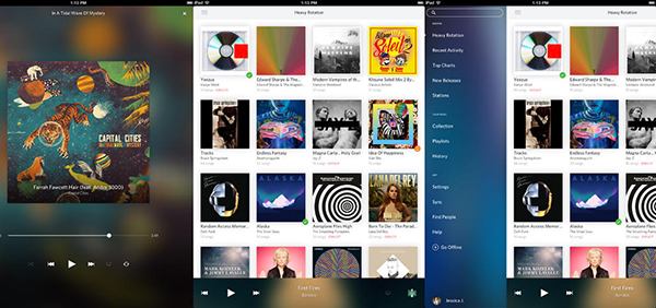 iOS uyumlu evrensel müzik uygulamas Rdio, yeni özellikler ile güncelledi