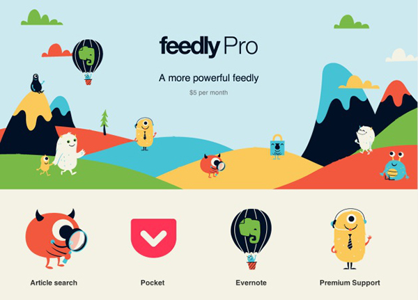 Feedly'in Pro servisi herkesin satın alımına açıldı