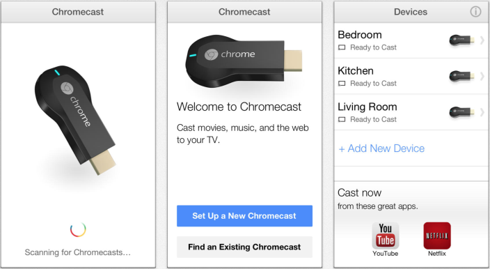 Google'dan Chromecast için iOS uygulaması