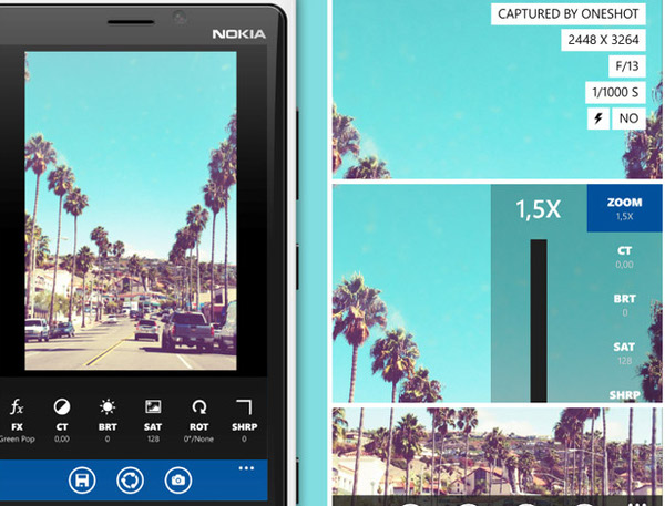 One Shot 2.0, resim düzenleme imkanı ile Windows Phone 8 için güncellendi