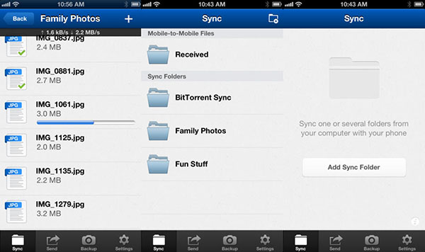 Dosya paylaşım ve yedekleme uygulaması BitTorrent Sync, iOS için kullanıma sunuldu